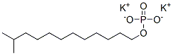 Phosphoric acid, isotridecyl ester, potassium salt Structure