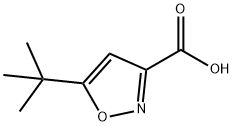 5-叔丁基异噁唑-3-甲酸, 90607-21-9, 结构式