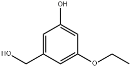 3-乙氧基-5-(羟甲基)苯酚, 906079-93-4, 结构式