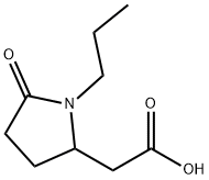5-Oxo-1-propyl-2-pyrrolidineacetic Acid,90609-03-3,结构式