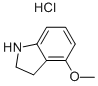 4-METHOXY-2,3-DIHYDRO-1H-INDOLE HYDROCHLORIDE 化学構造式