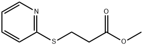 Propanoic acid, 3-(2-pyridinylthio)-, methyl ester (9CI),90610-14-3,结构式