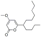 4-methoxy-6-((1-butyl)heptyl)-2H-pyran-2-one 化学構造式