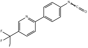 2-(4-ISOCYANATOPHENYL)-5-(TRIFLUOROMETHYL)PYRIDINE, 906352-73-6, 结构式