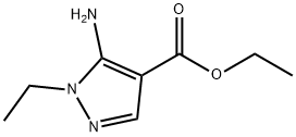 5-氨基-1-乙基吡唑-4-羧酸乙酯,90641-65-9,结构式