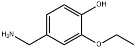 3-ETHOXY-4-HYDROXYBENZYLAMINE,90643-06-4,结构式