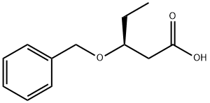 (R)-3-BENZYLOXY-PENTANOIC ACID 结构式