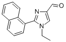 1-ETHYL-2-NAPHTHALEN-1-YL-1H-IMIDAZOLE-4-CARBALDEHYDE Structure