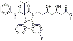Atorvastatin LactaM Phenanthrene Methyl Ester
(Mixture of DiastereoMers) Structure