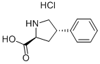 trans-4-Phenyl-L-proline hydrochloride Struktur