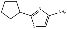 2-环戊基4-氨基噻唑,906670-47-1,结构式