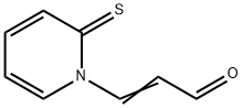 2-Propenal,  3-(2-thioxo-1(2H)-pyridinyl)- Structure