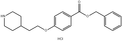 Benzyl 4-[2-(4-piperidinyl)ethoxy]benzoatehydrochloride,906744-18-1,结构式