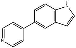 5-(吡啶-4-基)-1H-吲哚, 90679-35-9, 结构式