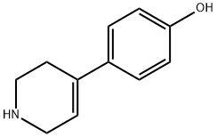 4-(1,2,3,6-TETRAHYDROPYRIDIN-4-YL)PHENOL HYDROCHLORIDE 化学構造式
