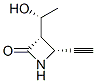 2-Azetidinone, 4-ethynyl-3-(1-hydroxyethyl)-, [3alpha(R*),4alpha]- (9CI) Struktur