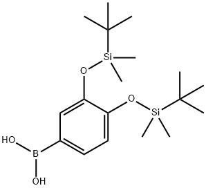 BORONIC ACID, B-[3,4-BIS[[(1,1-DIMETHYLETHYL)DIMETHYLSILYL]OXY]METHYLPHENYL]-|B-[3,4-双[[(1,1-二甲基乙基)二甲基硅脂]氧基]甲基苯基]-丁酸