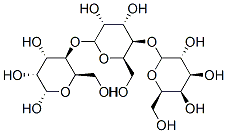 (2S,3R,4S,5R,6R)-5-[(3R,4S,5R,6R)-3,4-dihydroxy-6-(hydroxymethyl)-5-[(3R,4S,5R,6R)-3,4,5-trihydroxy-6-(hydroxymethyl)oxan-2-yl]oxy-oxan-2-yl]oxy-6-(hydroxymethyl)oxane-2,3,4-triol 化学構造式