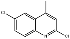 2,6-ジクロロ-4-メチルキノリン 化学構造式