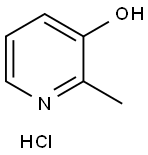 3-ヒドロキシ-2-メチルピリジン塩酸塩 化学構造式