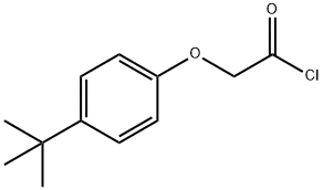 4-叔-丁基苯氧基乙酰基氯,90734-55-7,结构式