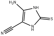 1H-Imidazole-4-carbonitrile,  5-amino-2,3-dihydro-2-thioxo- Struktur