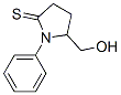 2-Pyrrolidinethione,  5-(hydroxymethyl)-1-phenyl-,907563-44-4,结构式