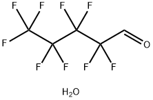 Nonafluoropentanal hydrate Struktur