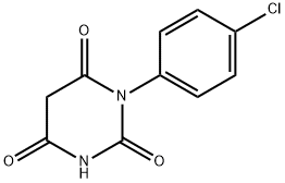 1-(4-Chlorophenyl)pyrimidine-2,4,6(1H,3H,5H)-trione Structure