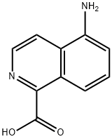 Isoquinaldic acid, 5-amino- (7CI) Structure