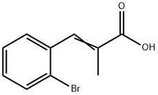 2-Propenoic acid, 3-(2-broMophenyl)-2-Methyl- Structure