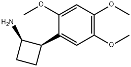 2-(2,4,5-trimethoxyphenyl)cyclobutylamine,90791-20-1,结构式