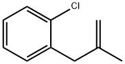 3-(2-クロロフェニル)-2-メチル-1-プロペン 化学構造式