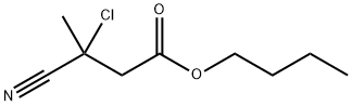 90797-18-5 Butyric acid, 3-chloro-3-cyano-, butyl ester (7CI)