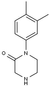 1-(3,4-DIMETHYL-PHENYL)-PIPERAZIN-2-ONE Struktur