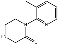 1-(3-甲基-2-吡啶基)-2-哌嗪酮,907972-86-5,结构式