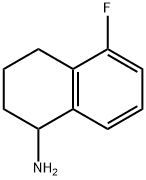 5-FLUORO-1,2,3,4-TETRAHYDRO-NAPHTHALEN-1-YLAMINE HYDROCHLORIDE Structure