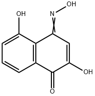 1,4-Naphthoquinone, 2,5-dihydroxy-, 4-oxime (7CI) Structure