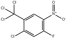 1-Chloro-5-fluoro-4-nitro-2-(trichloromethyl)benzene Structure