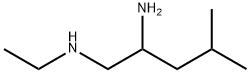 N2-Ethyl-4-methyl-pentane-1,2-diamine 化学構造式