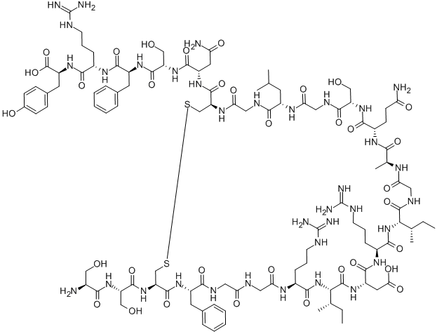 ATRIOPEPTIN III (RAT),90817-13-3,结构式