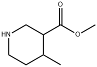 4-メチルピペリジン-3-カルボン酸メチル HCL 化学構造式