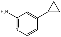 4-cyclopropylpyridin-2-aMine Struktur