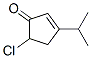 2-Cyclopenten-1-one,  5-chloro-3-(1-methylethyl)-|