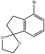 4-Bromo-1,1-(ethylenedioxo)-indane Struktur