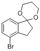 4-Bromo-1,1-(propylenedioxo)-indane Structure