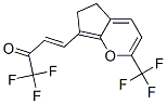 (E)-1,1,1-TRIFLUORO-4-(2-(TRIFLUOROMETHYL)-5,6-DIHYDROCYCLOPENTA[B]PYRAN-7-YL)BUT-3-EN-2-ONE 化学構造式