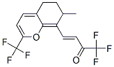 (E)-1,1,1-TRIFLUORO-4-(7-METHYL-2-(TRIFLUOROMETHYL)-6,7-DIHYDRO-5H-CHROMEN-8-YL)BUT-3-EN-2-ONE Structure