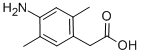 1-(4-Amino-2,5-dimethyl-phenyl)-acetic acid Struktur