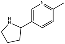 2-甲基-5-吡咯烷-2-吡啶, 90872-72-3, 结构式